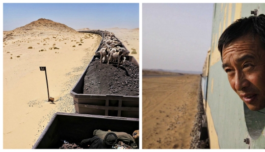 A través del Sahara, en el océano en el tren de carga: extrema viaje en el más largo de trenes en el mundo