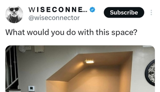 Account On Twitter Asked What To Do With A Space Under The Stairs, And The Internet Delivered
