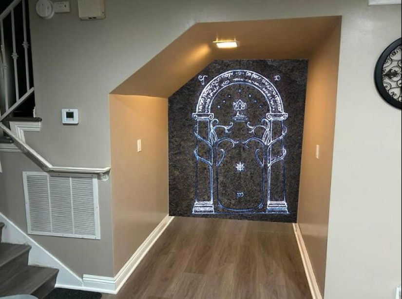 Account On Twitter Asked What To Do With A Space Under The Stairs, And The Internet Delivered