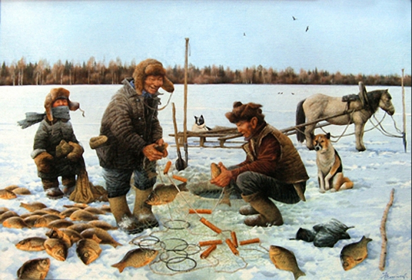 Alegrías cotidianas simples en las pinturas del artista yakut Andrey Chikachev Alegrías cotidianas simples en las pinturas del artista yakut Andrey Chikachev