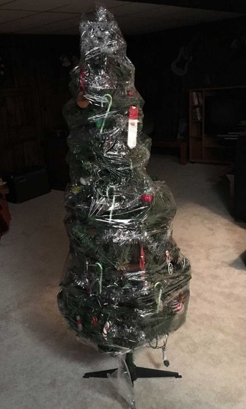 "And so it will come down!" 20 crazy Christmas trees that appeared thanks to Mother laziness "And so it will come down!" 20 crazy Christmas trees that appeared thanks to Mother laziness