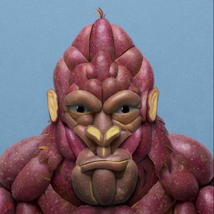 Artist Creates Animal Sculptures From Flower Arrangements Artist Creates Animal Sculptures From Flower Arrangements