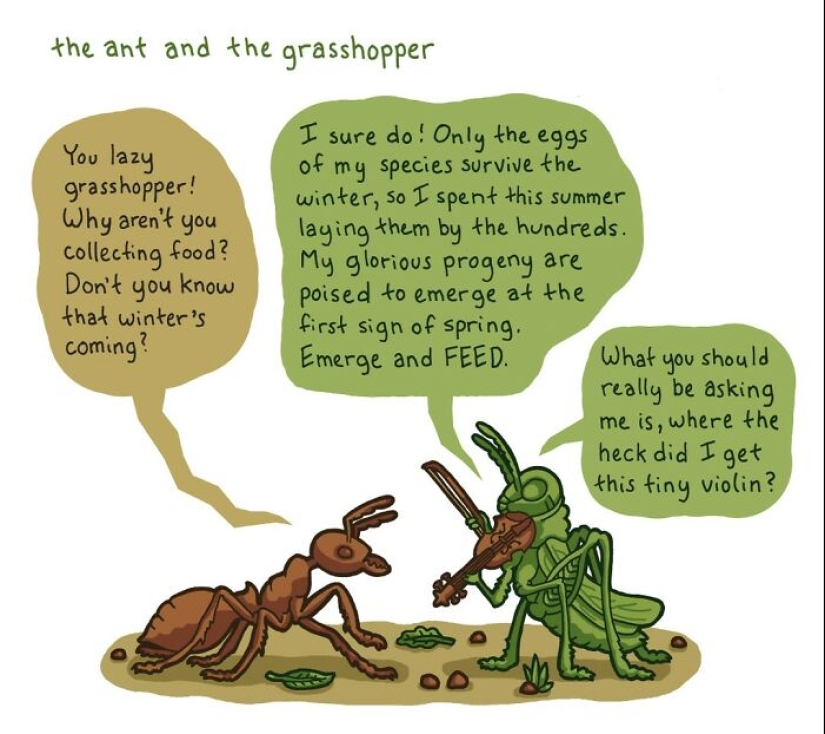 Artist Creates Comics Depicting Humorous Moments In Nature Artist Creates Comics Depicting Humorous Moments In Nature