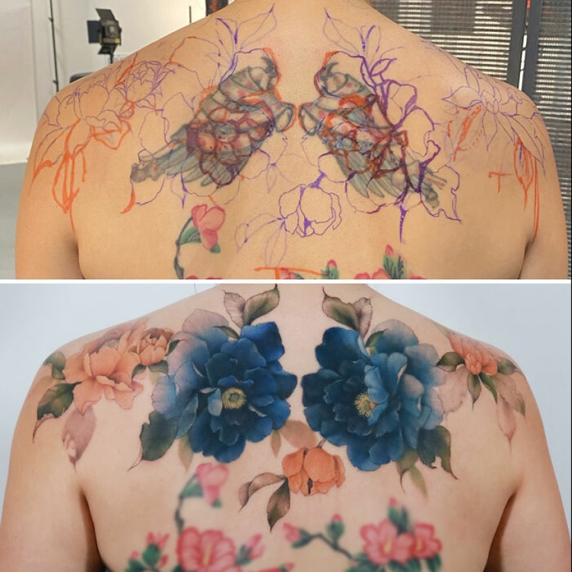 Artist Creates Floral Tattoos That Radiate Elegance And Beauty