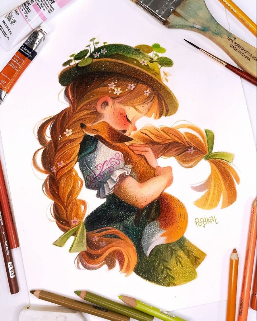 Artist Explores Identity And Nature In Her 17 Stunning Illustrations Artist Explores Identity And Nature In Her 17 Stunning Illustrations