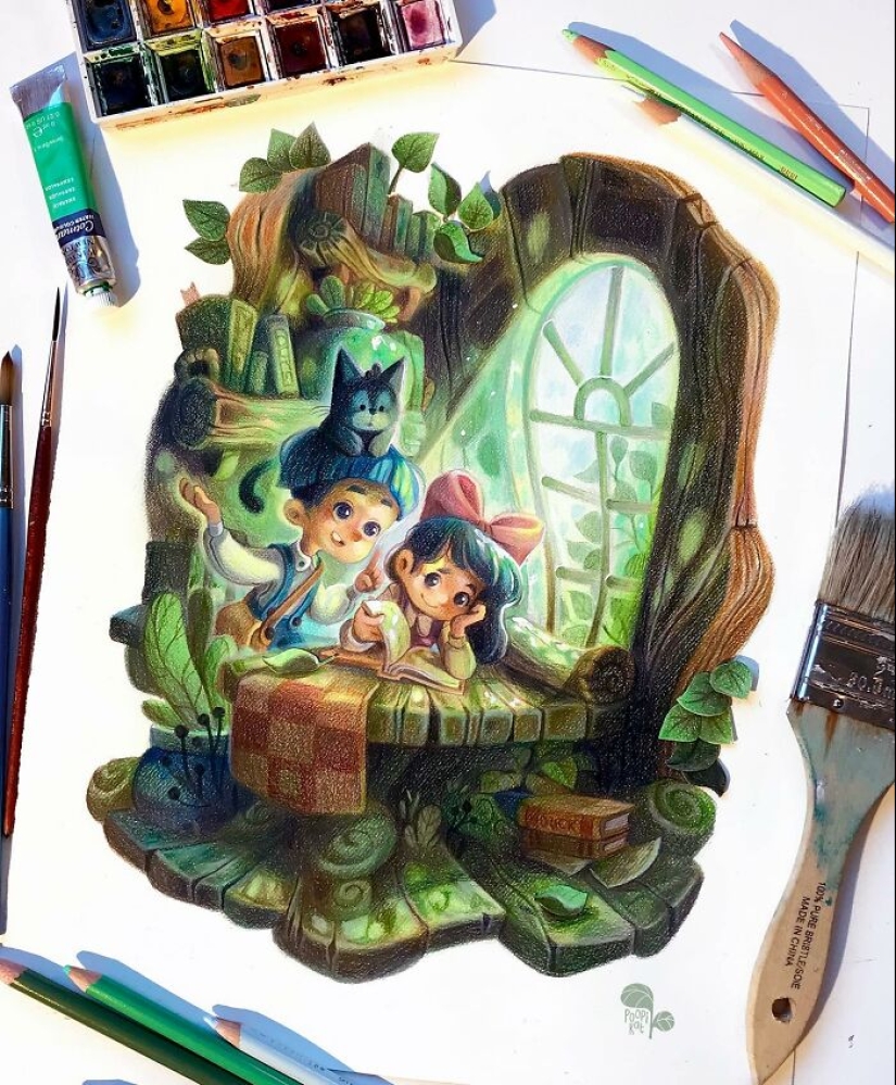 Artist Explores Identity And Nature In Her 17 Stunning Illustrations Artist Explores Identity And Nature In Her 17 Stunning Illustrations