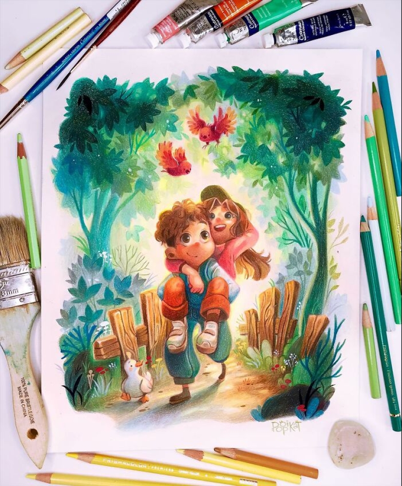 Artist Explores Identity And Nature In Her 17 Stunning Illustrations Artist Explores Identity And Nature In Her 17 Stunning Illustrations