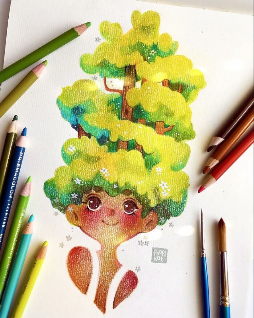Artist Explores Identity And Nature In Her 17 Stunning Illustrations Artist Explores Identity And Nature In Her 17 Stunning Illustrations