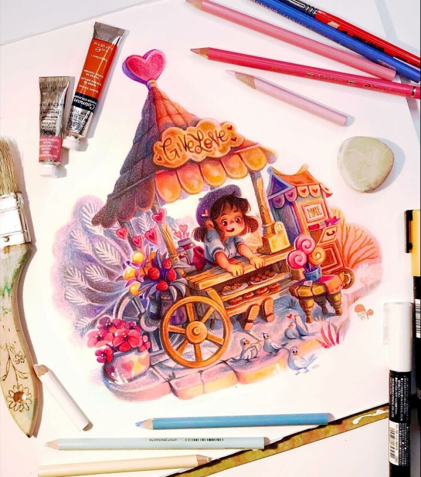 Artist Explores Identity And Nature In Her 17 Stunning Illustrations Artist Explores Identity And Nature In Her 17 Stunning Illustrations