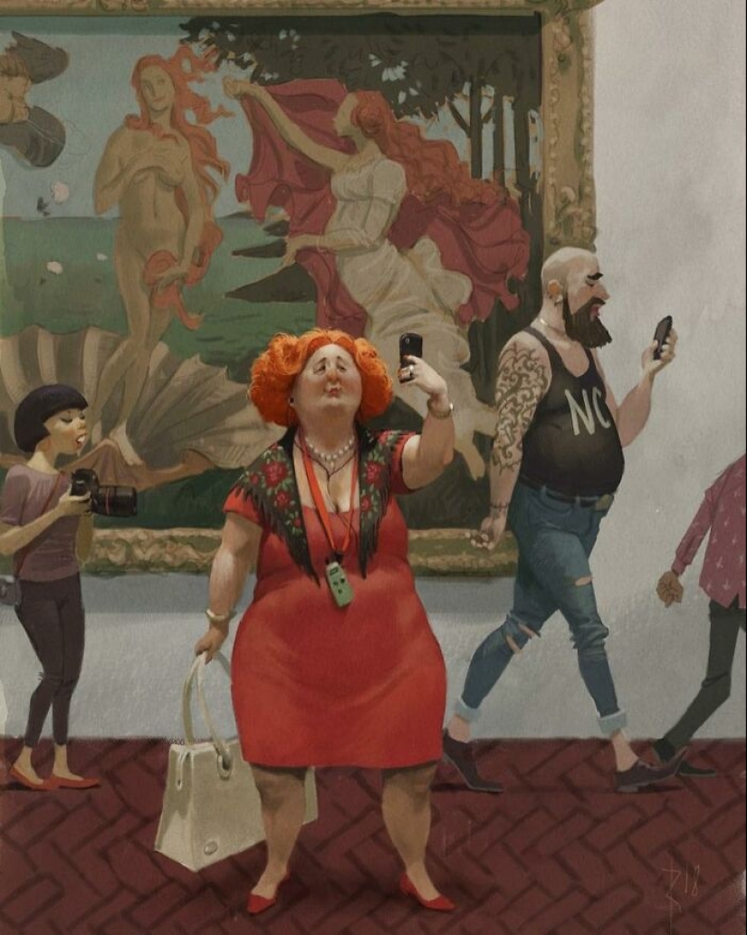 Artista continúa creando polémicas ilustraciones llenas de mensajes ocultos