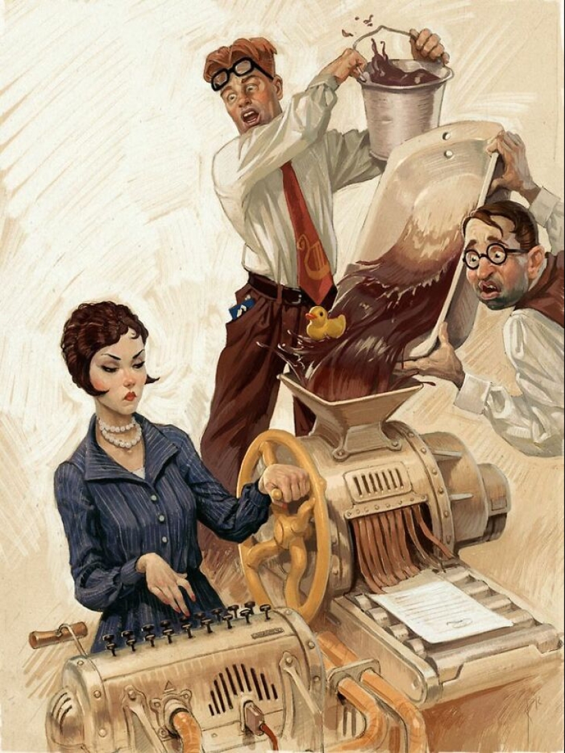 Artista continúa creando polémicas ilustraciones llenas de mensajes ocultos