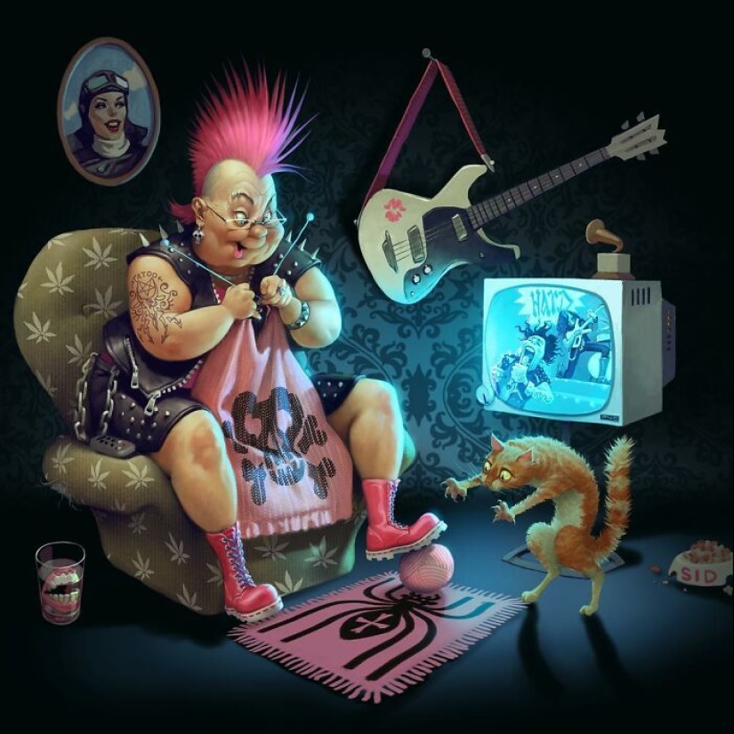 Artista continúa creando polémicas ilustraciones llenas de mensajes ocultos