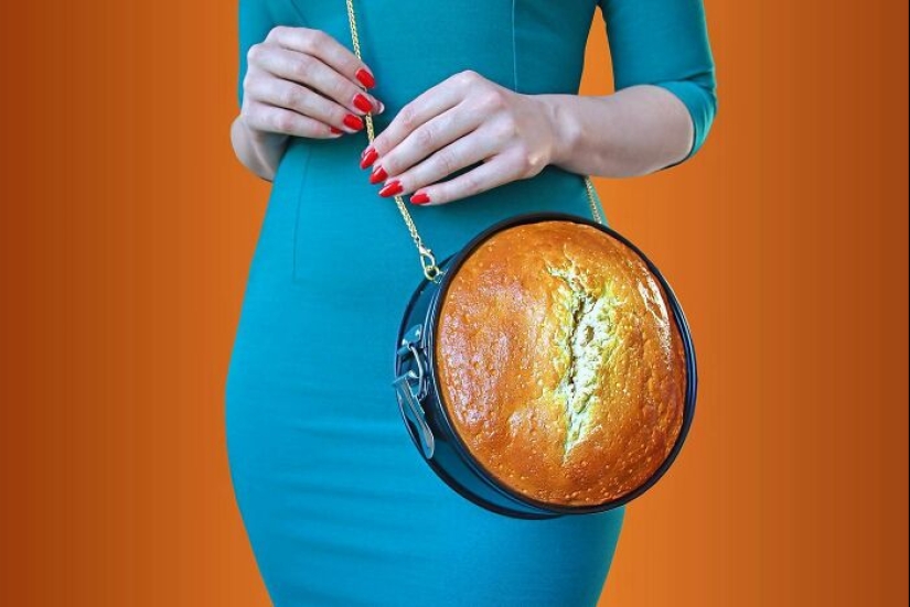 Artista creó 13 bolsos que parecen comida