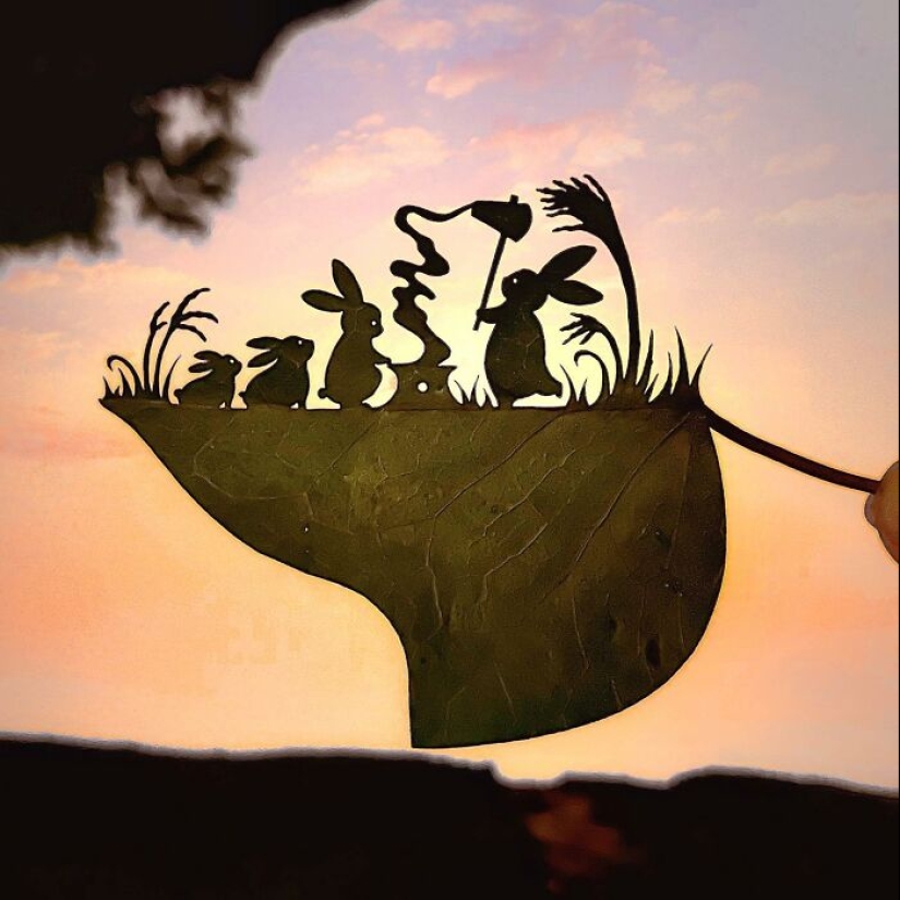 Artista crea arte recortando hojas, aquí están sus 17 trabajos recientes Artista crea arte recortando hojas, aquí están sus 17 trabajos recientes