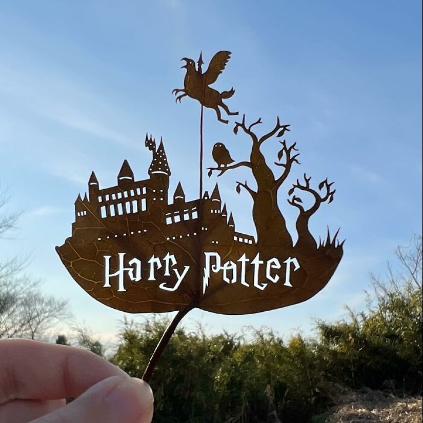 Artista crea arte recortando hojas, aquí están sus 17 trabajos recientes Artista crea arte recortando hojas, aquí están sus 17 trabajos recientes