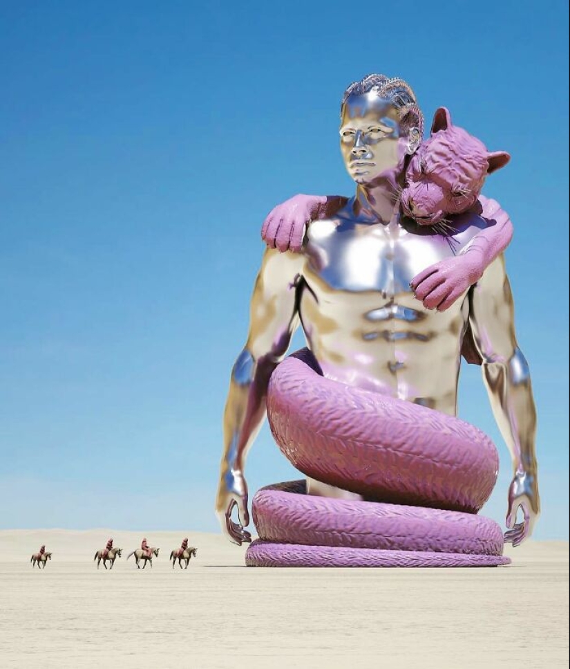 Artista crea esculturas gigantes que podrían hacerte sentir como si estuvieras entrando en otro mundo Artista crea esculturas gigantes que podrían hacerte sentir como si estuvieras entrando en otro mundo