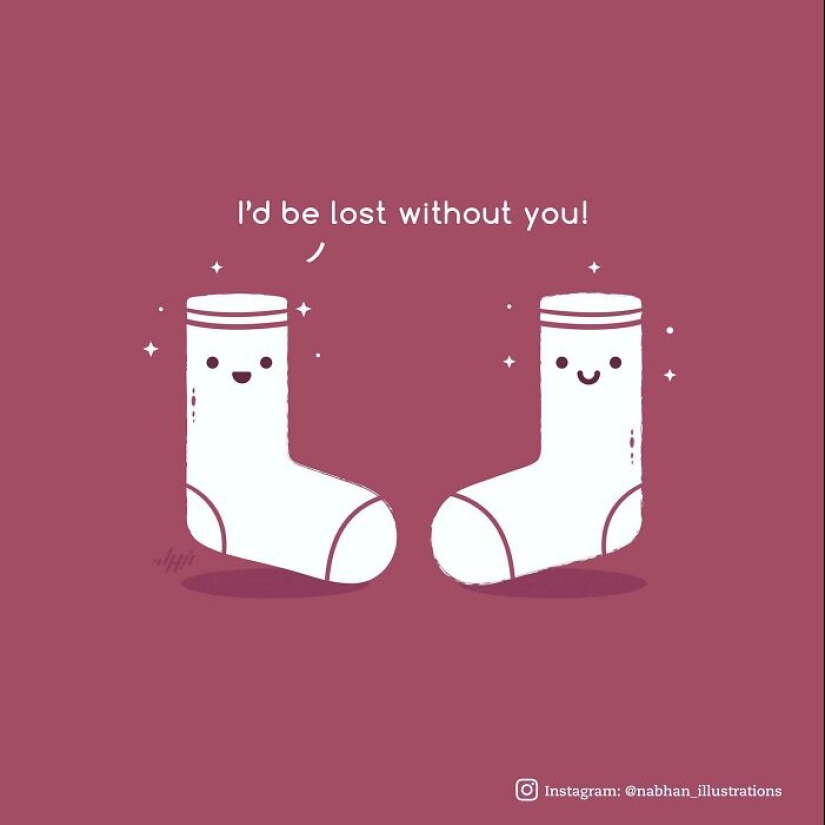 Artista crea ilustraciones minimalistas que convierten momentos cotidianos en juegos de palabras cómicos