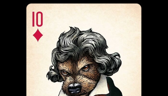 Artista ilustra barajas de cartas inspiradas en personajes famosos o que se hacen pasar por perros o gatos