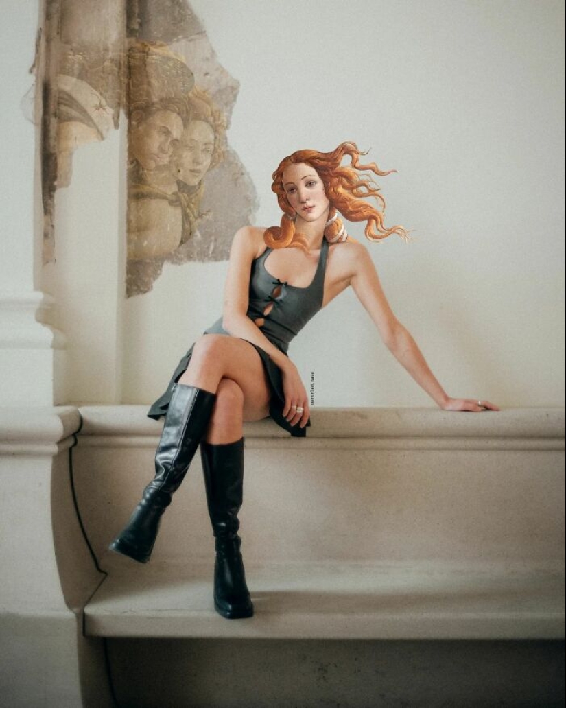 Artista reimagina íconos del arte histórico como si fueran personas influyentes de la actualidad