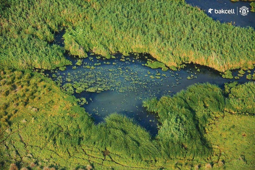 Azerbaiyán a vista de pájaro Azerbaiyán a vista de pájaro