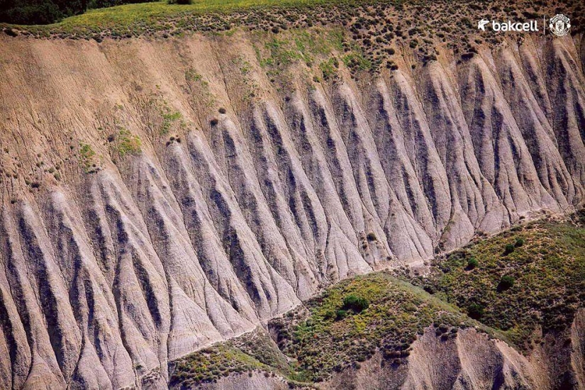 Azerbaiyán a vista de pájaro Azerbaiyán a vista de pájaro