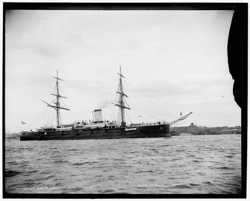 Barcos y oficiales de la Armada del Imperio Ruso en 1893 Barcos y oficiales de la Armada del Imperio Ruso en 1893