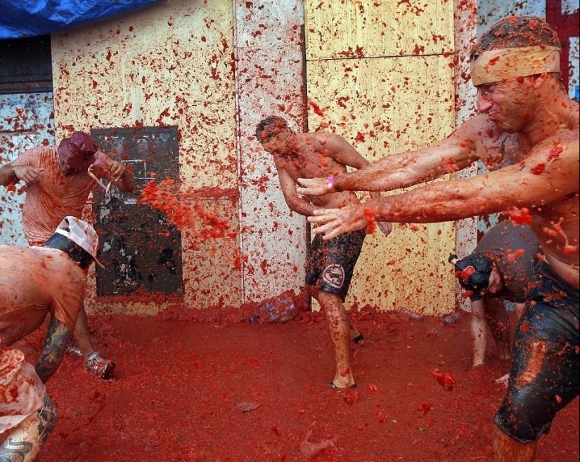 Batalla de los tomates o fiesta de la Tomatina