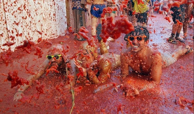 Batalla de los tomates o fiesta de la Tomatina