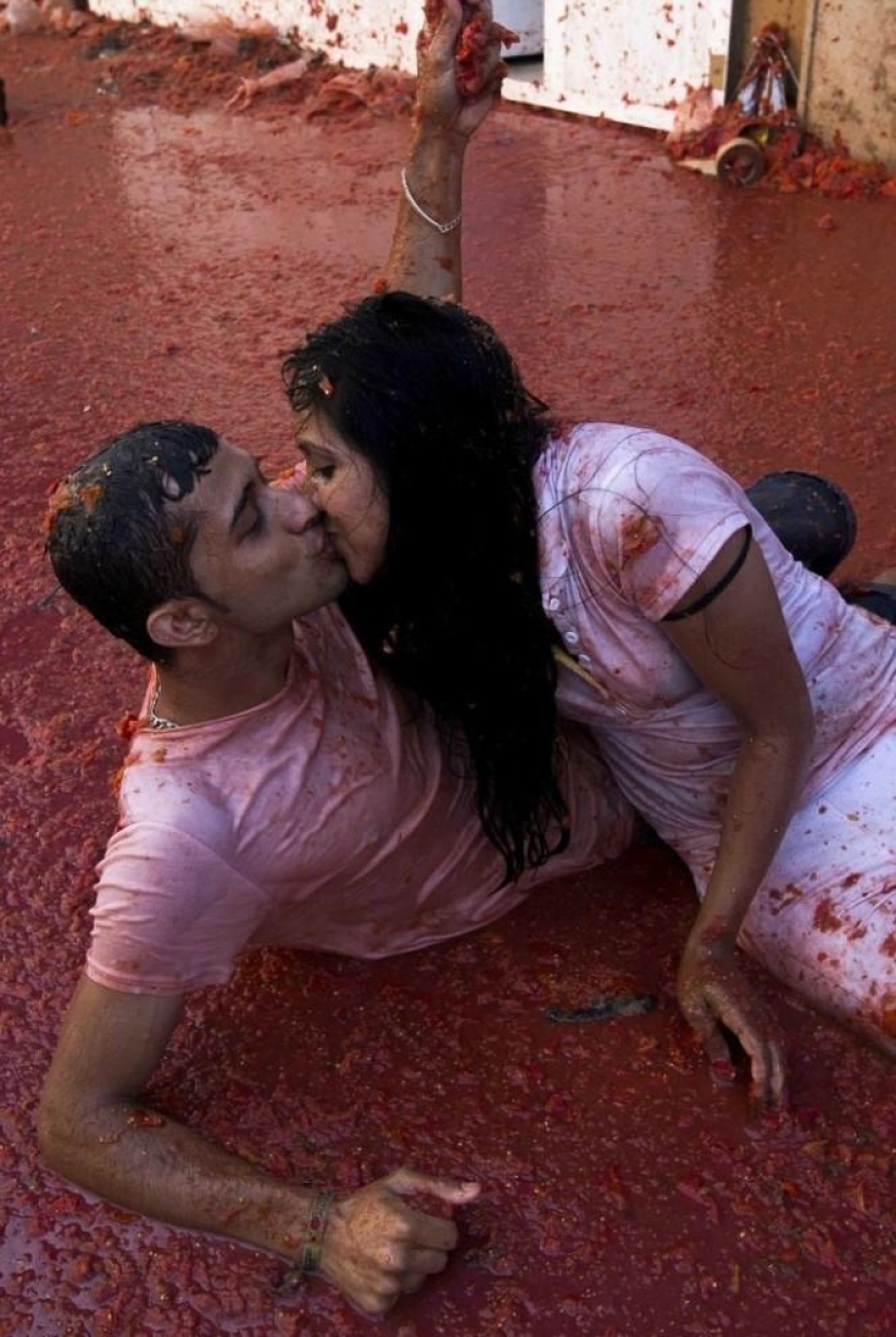 Batalla de los tomates o fiesta de la Tomatina