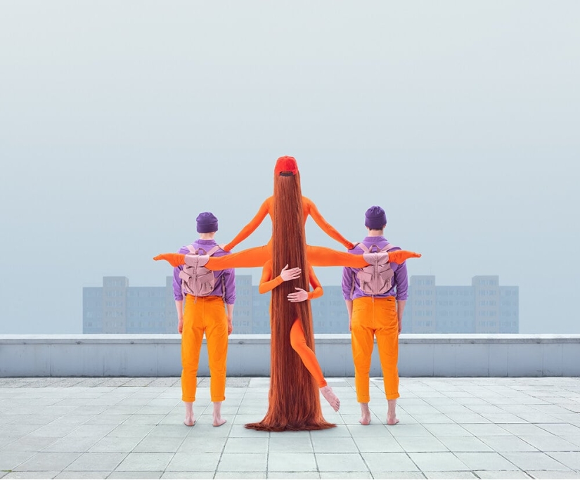 Beautiful and absurd works by Czech photographer Bara Prasilova Beautiful and absurd works by Czech photographer Bara Prasilova