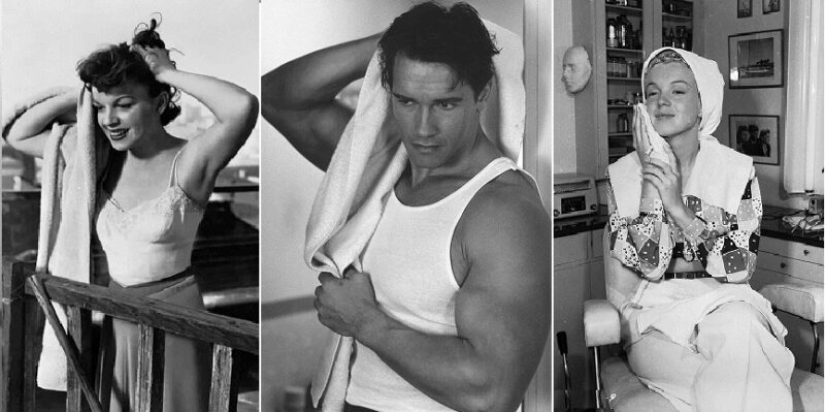 Beauty (and handsome) in towels: 9 vintage photographs of stars after the shower Beauty (and handsome) in towels: 9 vintage photographs of stars after the shower
