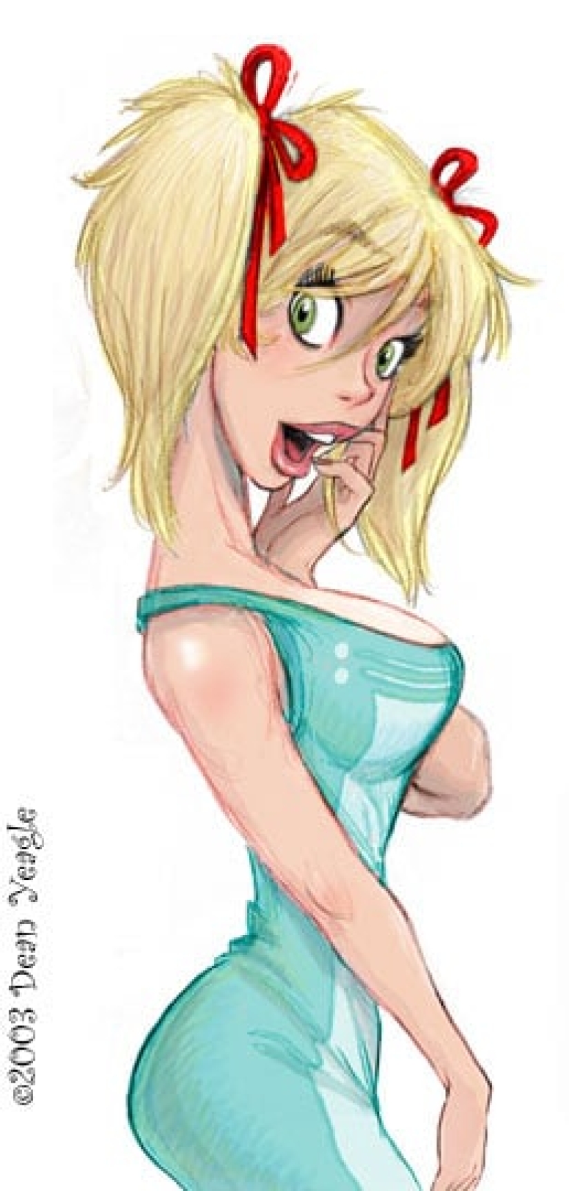 Bebé Mandy y su" padre " - ilustrador Dean Eagle