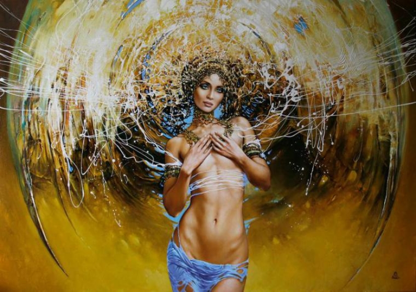 Bellezas místicas en las pinturas del artista polaco Karol Bak Bellezas místicas en las pinturas del artista polaco Karol Bak