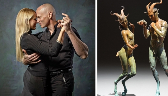 Caminando por los campos de la imaginación: Increíbles esculturas de Colin y Christine Poole Caminando por los campos de la imaginación: Increíbles esculturas de Colin y Christine Poole