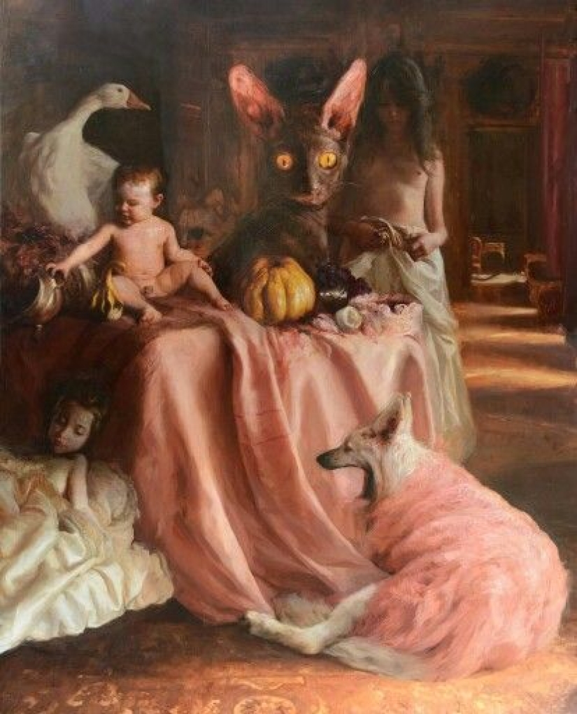 Childhood dreams and nightmares in the paintings of the artist Guillermo Lorca Childhood dreams and nightmares in the paintings of the artist Guillermo Lorca