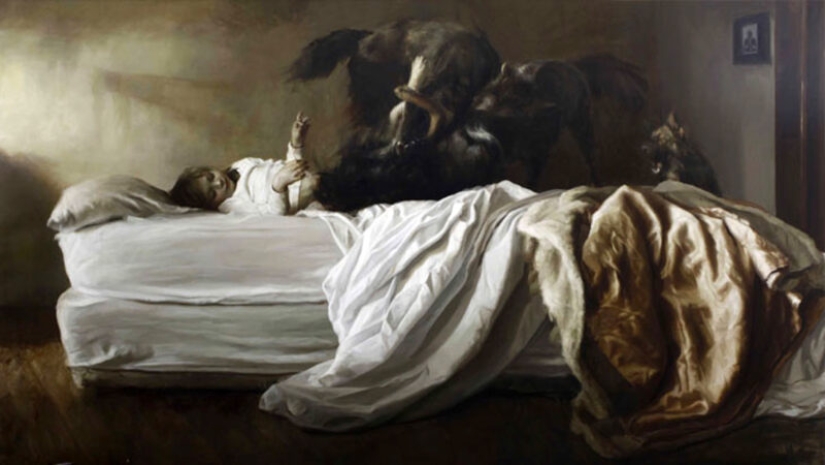 Childhood dreams and nightmares in the paintings of the artist Guillermo Lorca Childhood dreams and nightmares in the paintings of the artist Guillermo Lorca