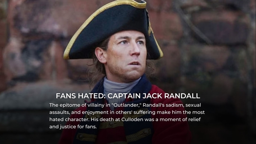 Clasificación de 5 personajes de Outlander que desprecias frente a 5 con los que te casarías Clasificación de 5 personajes de Outlander que desprecias frente a 5 con los que te casarías