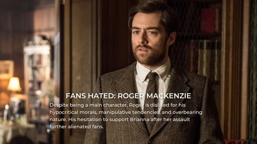 Clasificación de 5 personajes de Outlander que desprecias frente a 5 con los que te casarías Clasificación de 5 personajes de Outlander que desprecias frente a 5 con los que te casarías