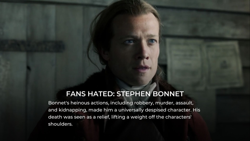 Clasificación de 5 personajes de Outlander que desprecias frente a 5 con los que te casarías Clasificación de 5 personajes de Outlander que desprecias frente a 5 con los que te casarías