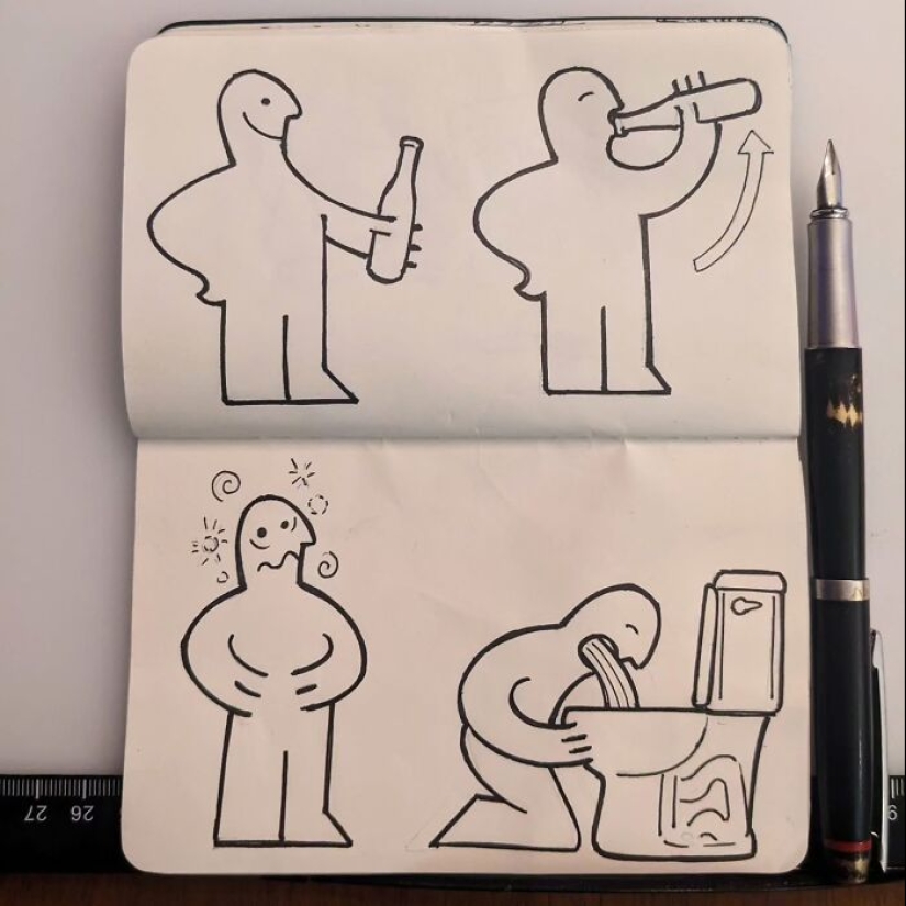 Cómo dar vida a personajes de la cultura pop: 17 dibujos de Ed Harrington Cómo dar vida a personajes de la cultura pop: 17 dibujos de Ed Harrington