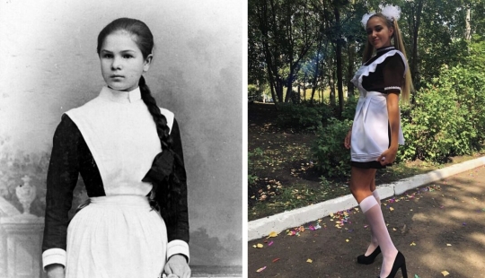 Cómo eran las colegialas antes y ahora