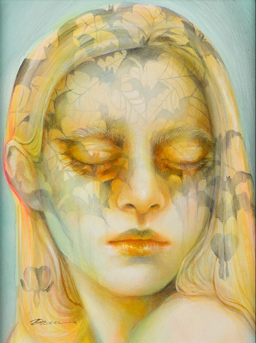 “Conexiones codiciadas”: 10 pinturas íntimas de Lara Dann