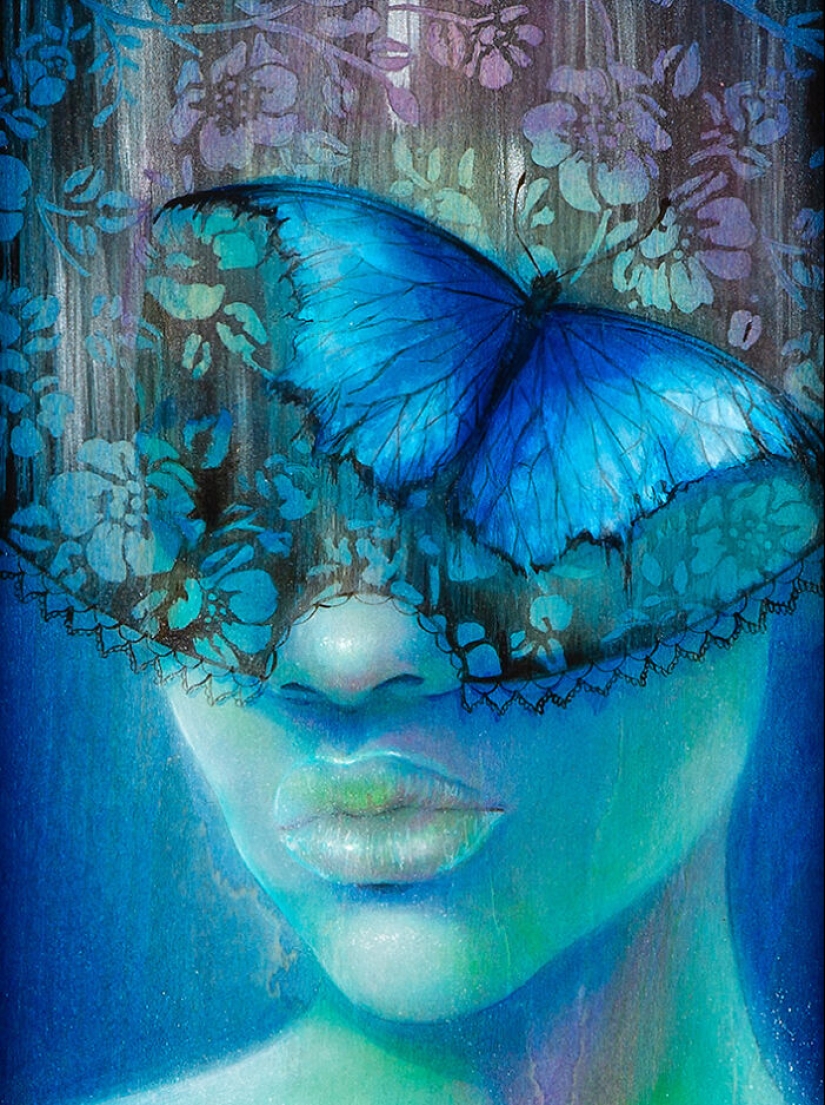 “Conexiones codiciadas”: 10 pinturas íntimas de Lara Dann