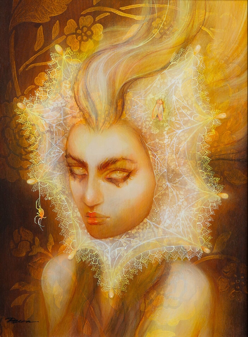 “Conexiones codiciadas”: 10 pinturas íntimas de Lara Dann