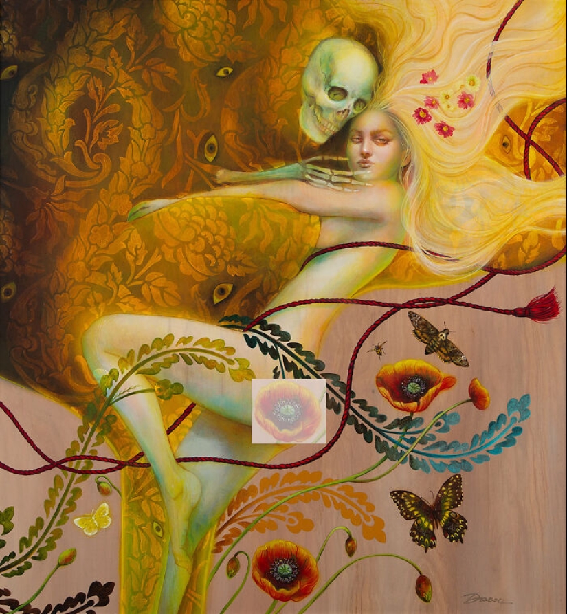 “Conexiones codiciadas”: 10 pinturas íntimas de Lara Dann