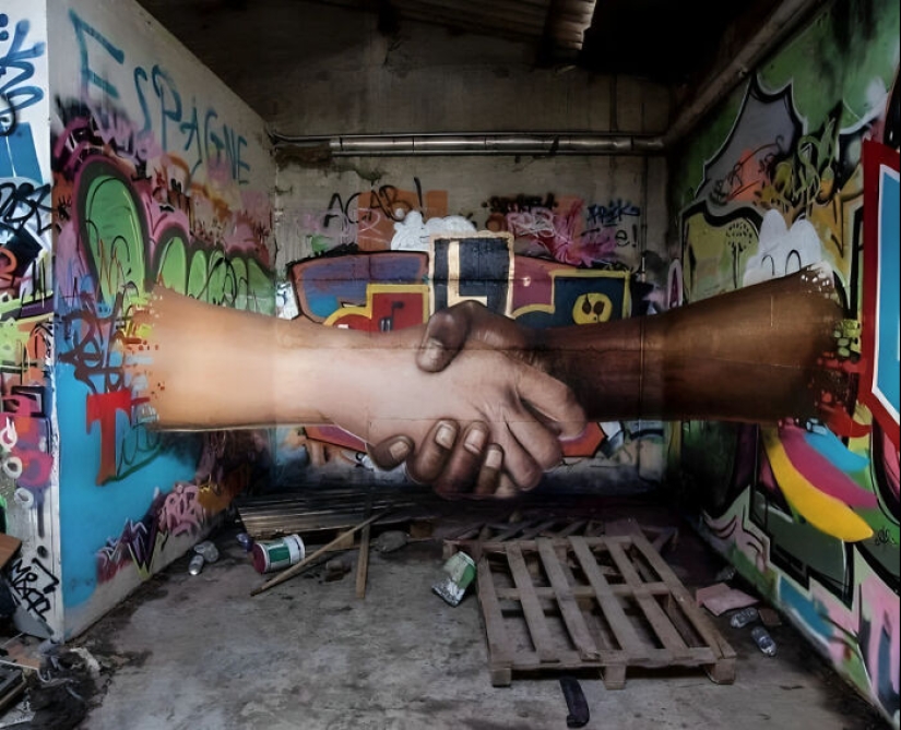 Creative Street Art Pieces That Turned Blank Walls Into Objects Of Admiration