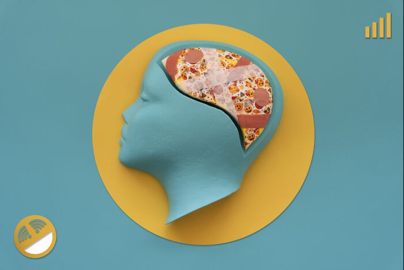 Creé una serie de imágenes que representan temas contemporáneos.