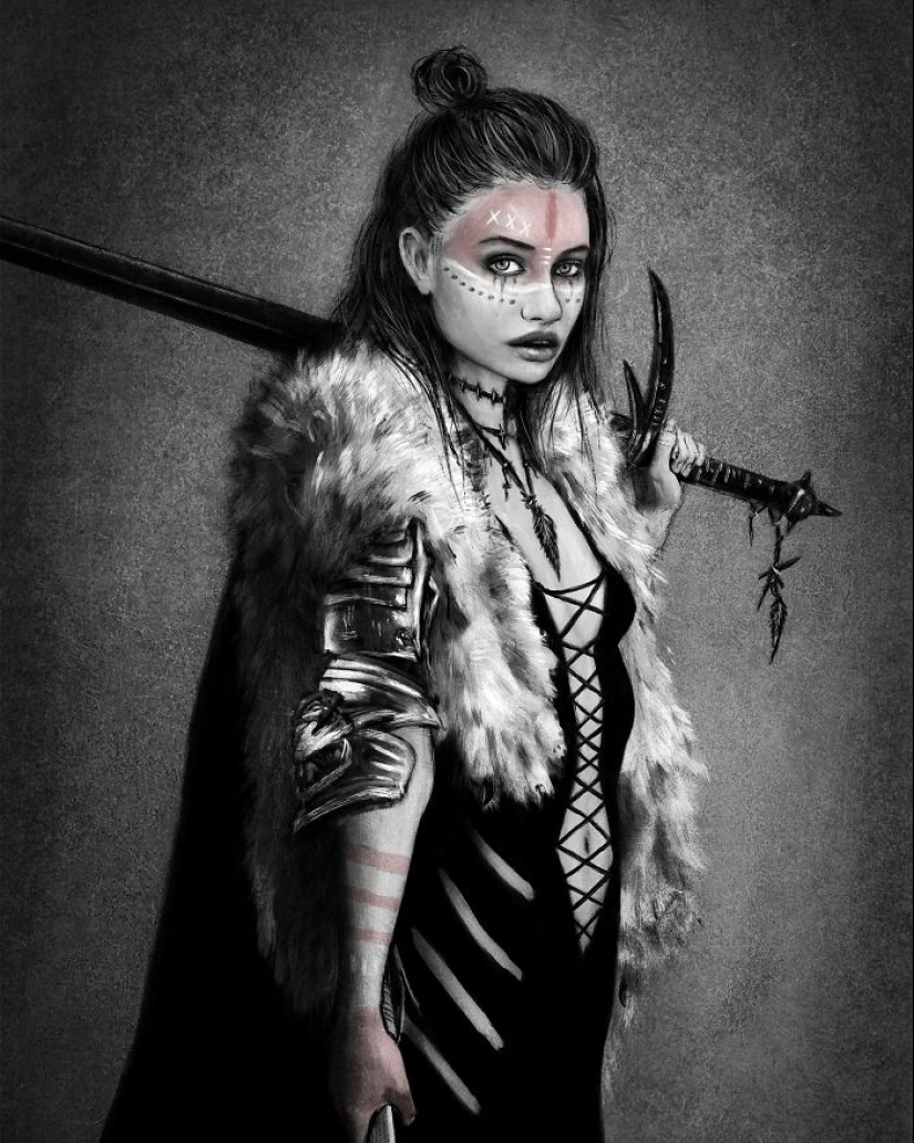 Creo retratos digitales inspirados en el estilo gótico y aquí están mis 20 mejores trabajos