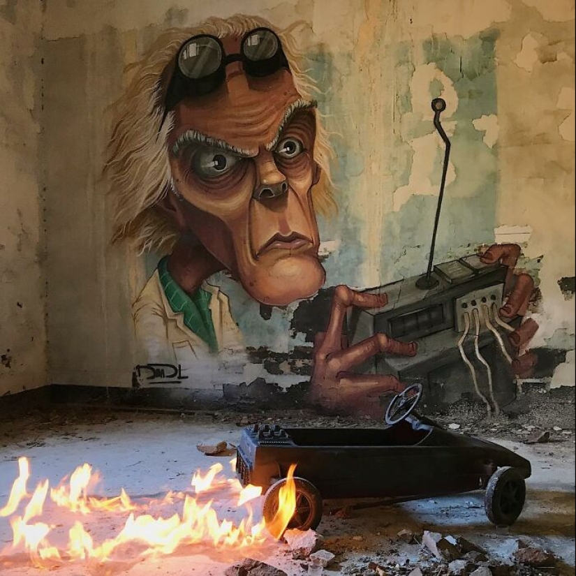 Darkly Twisted Graffiti Artwork Featuring Popular Characters By David Lozano