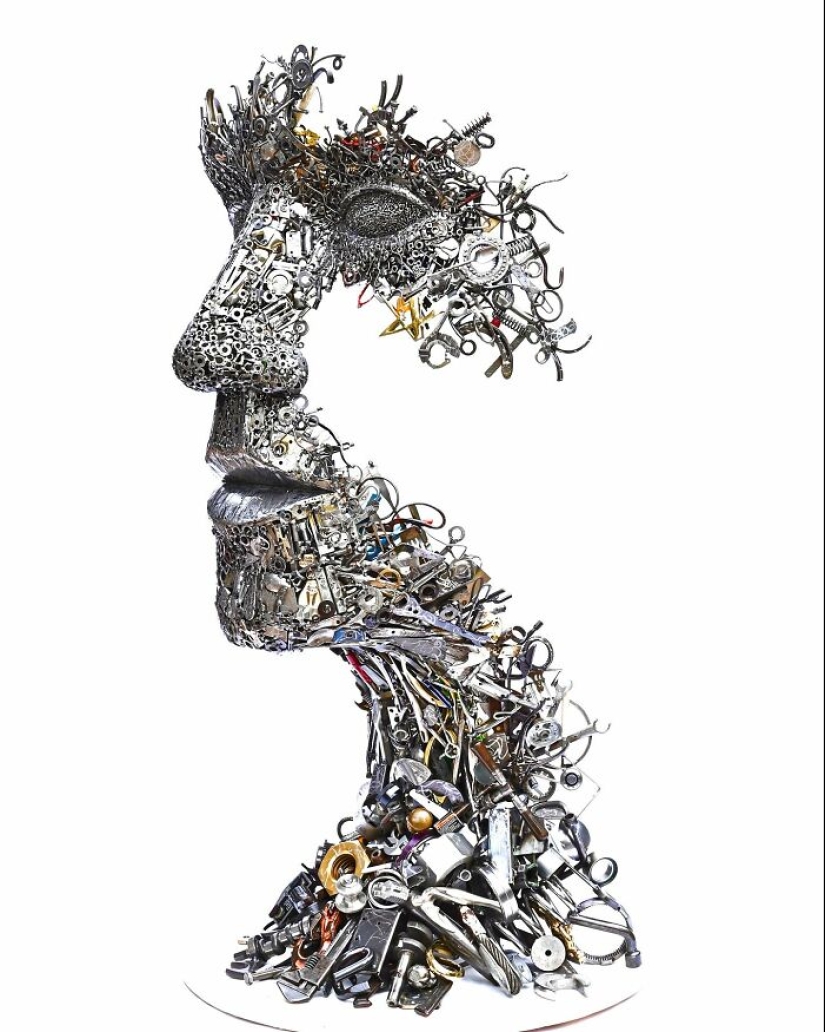 De chatarra a esculturas: 15 impresionantes obras de arte realizadas por este artista De chatarra a esculturas: 15 impresionantes obras de arte realizadas por este artista